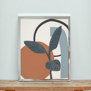 Photo Impression minimaliste des feuilles Monstera