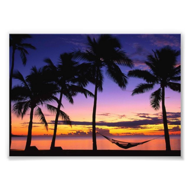 Photo Impression photographique-Coucher de soleil sur un (Devant)