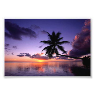 Photo Impression photographique-Coucher de soleil tropic