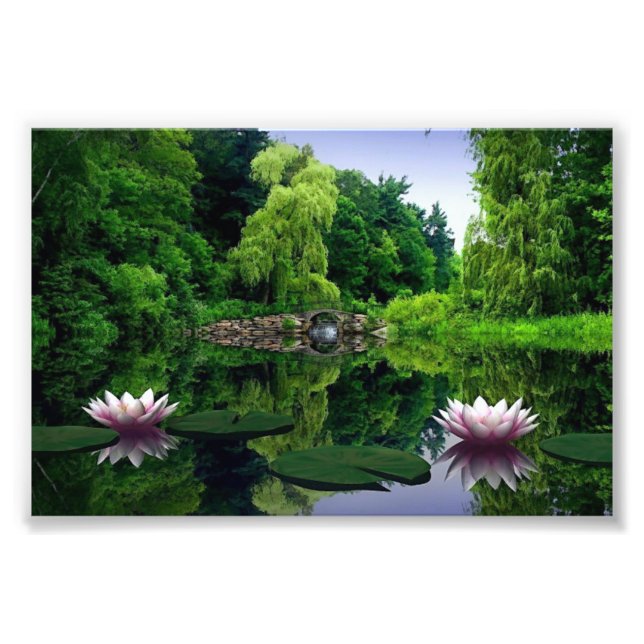 Photo Impression photographique de la couche d'eau (Devant)