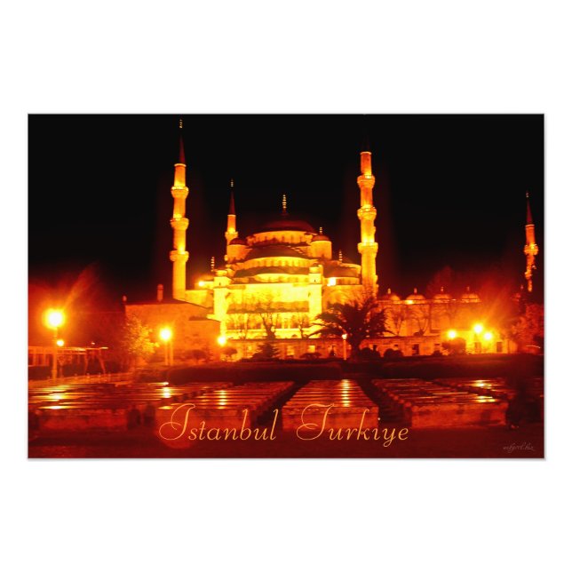 Photo Impression photographique de la mosquée Turkiye d' (Devant)