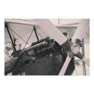 Photo Impression photographique d'un avion à hélice vint