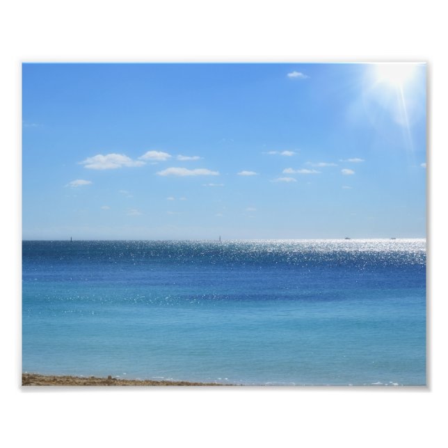 Photo Impression photographique Plage à Freeport Bahamas (Devant)