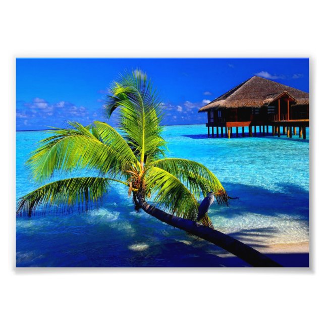 Photo Impression photographique - Plage tropicale (Devant)