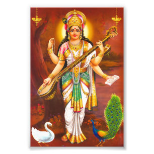 Photo Impression Saraswati (4" x 6") - Version 2