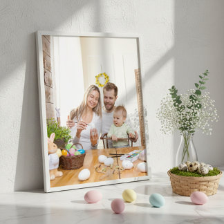 Photo Impression Satin de Pâques Premium de 8 po x 10 po