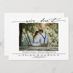 Photo Infinity Calendar Are Do it Save the Date