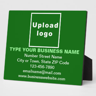 Photo Information d'affaires sur la plaque rectangle ver