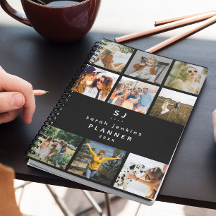 Photo initiale moderne/nom Collage 2025 Année