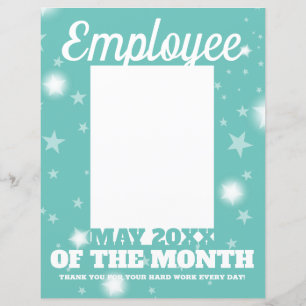 photo insert employé du mois en-tête de lettre MAY