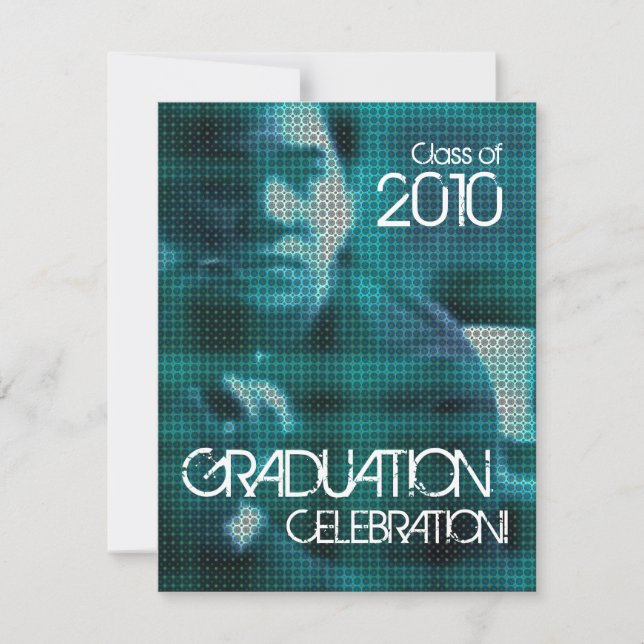 Photo Insertion Graduation Party 1 Invitation (Devant)