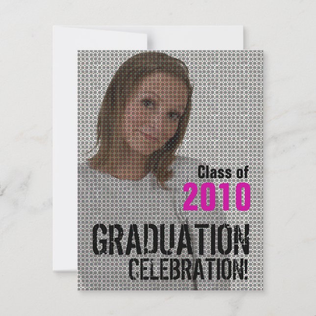 Photo Insertion Graduation Party 2 Invitation (Devant)