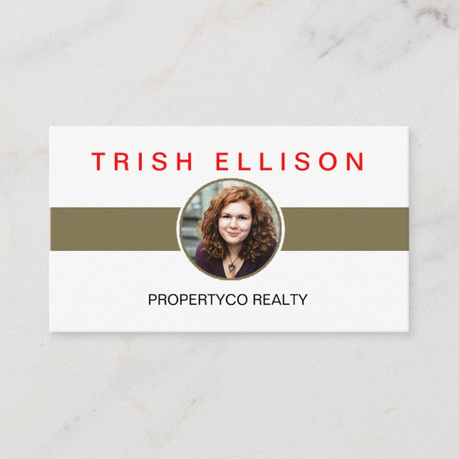 Photo Insertion minimaliste Carte Modèle personnal (Devant)