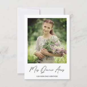 Photo Instantánea Quinceañera Moderna en Español