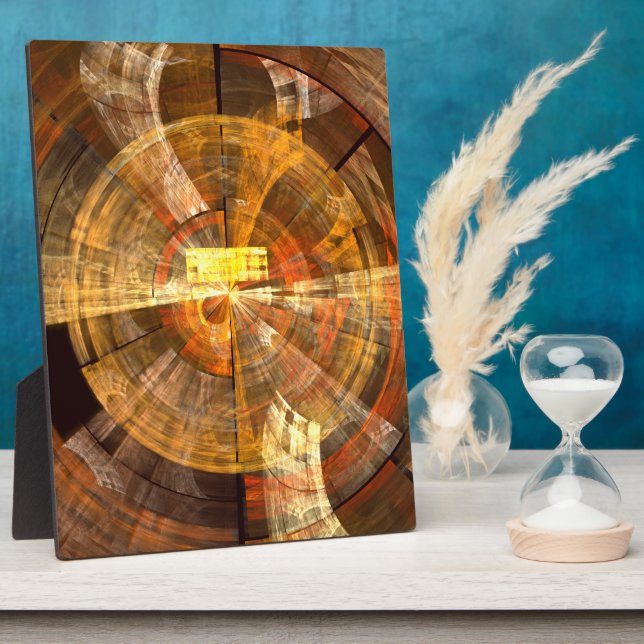 Photo Intégrité Plaque Art Abstrait (Côté)