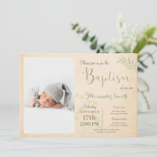 Photo Invitation Baptême