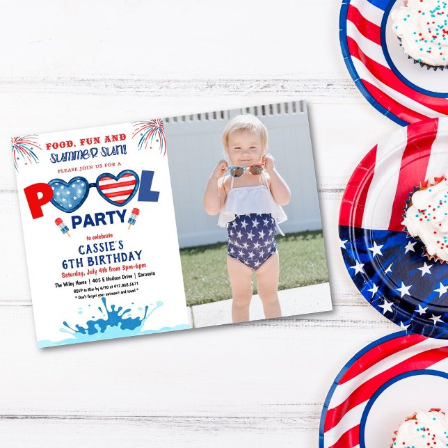 PHOTO - Invitation pour une fête d'anniversaire du (Créateur téléchargé)