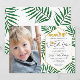 PHOTO : Invitation Wild One 1st Birthday Jungle