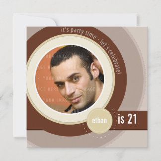 PHOTO INVITATIONS DE L'ANNIVERSAIRE :: circulaire