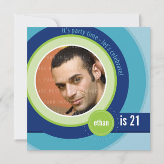 PHOTO INVITATIONS DE L'ANNIVERSAIRE :: circulaire