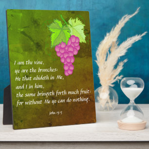 Photo John 15:5   Plaque