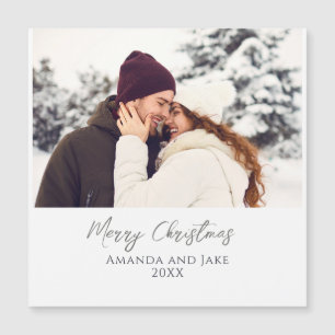 Photo Joyeux Noël blanc moderne