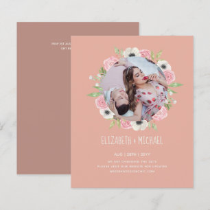 Photo La Moins Chère Changer La Date Floral Wreath