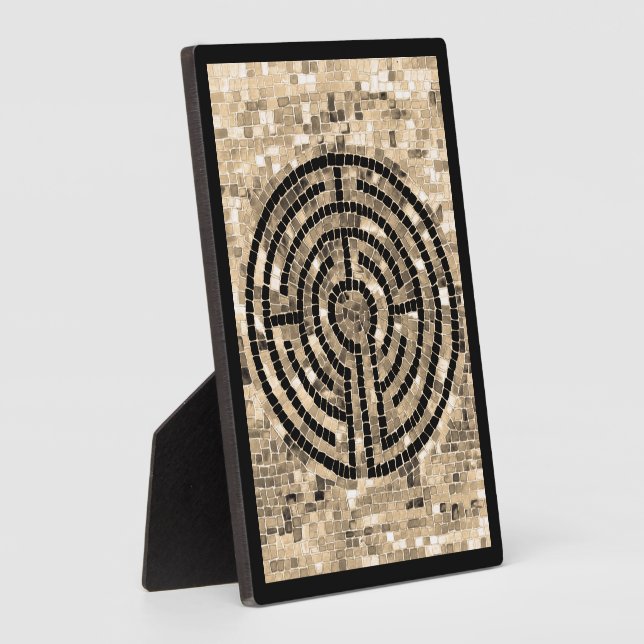 Photo LABYRINTH V 5x7 Plaque avec chevalet - Noir (Côté)
