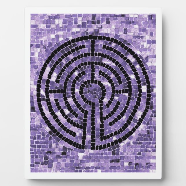 Photo LABYRINTH VI 8x10 Plaque avec Easel - Blanc (Devant)