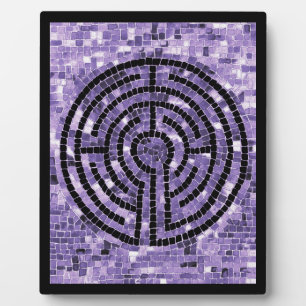 Photo LABYRINTH VI 8x10 Plaque avec Easel - Noir