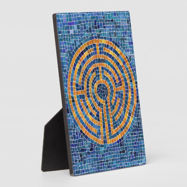 Photo LABYRINTHE IV Plaque 5x7 avec chevalet (Côté)