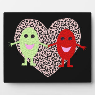 Photo Les raisins dans la plaque d'amour