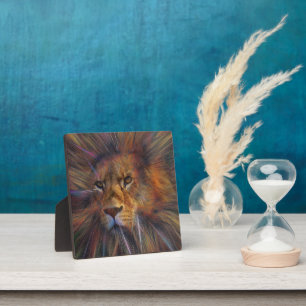 Photo Lion dans la galerie Plaque avec l'Easel