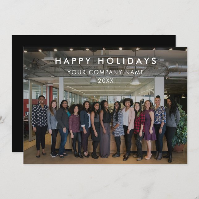 Photo Logo photo de l'équipe d'affaires moderne No (Devant / Derrière)