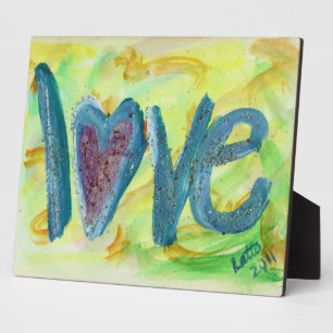 Photo Love Fresh Spring Peinture Poème Plaque