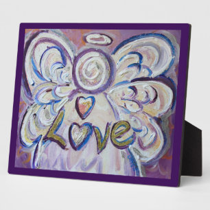 Photo Love Inspirational Angel Peinture Poème Plaque