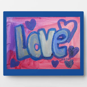 Photo Love Sweet Candy Peinture Poème Plaque