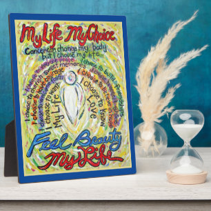 Photo Ma vie, mon choix Plaque de peinture Ange blanc
