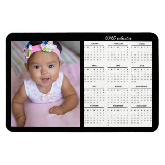 Photo Magnet 2025 Calendrier Magnets personnalisés