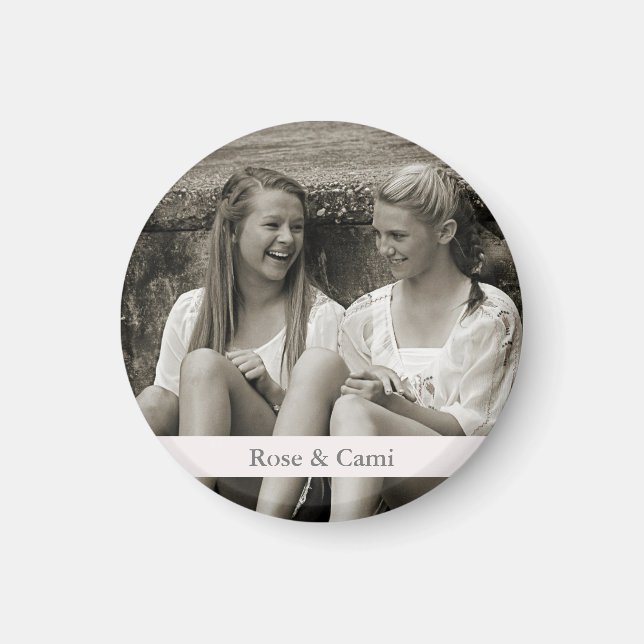 Photo Magnet with your text (Devant)
