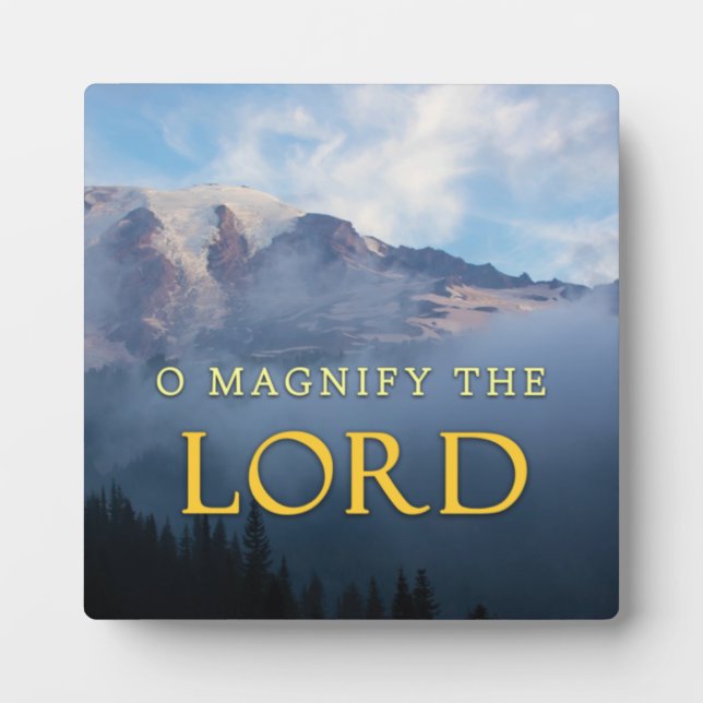Photo Magnifier le Lord Christian Home Décor Plaque Ease (Devant)