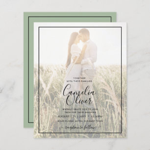 PHOTO Mariage BUDGET OVERLAY Sage Monochrome