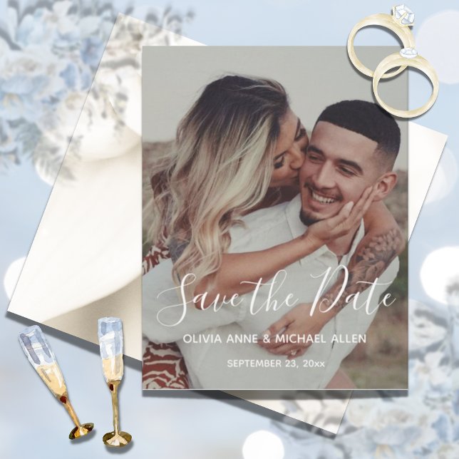 Photo Mariage moderne Enregistrer la date (Créateur téléchargé)