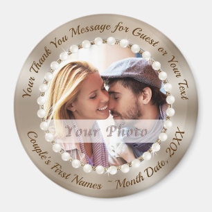 Photo, Mariage Personnalisé Faveurs BULK, Magnet