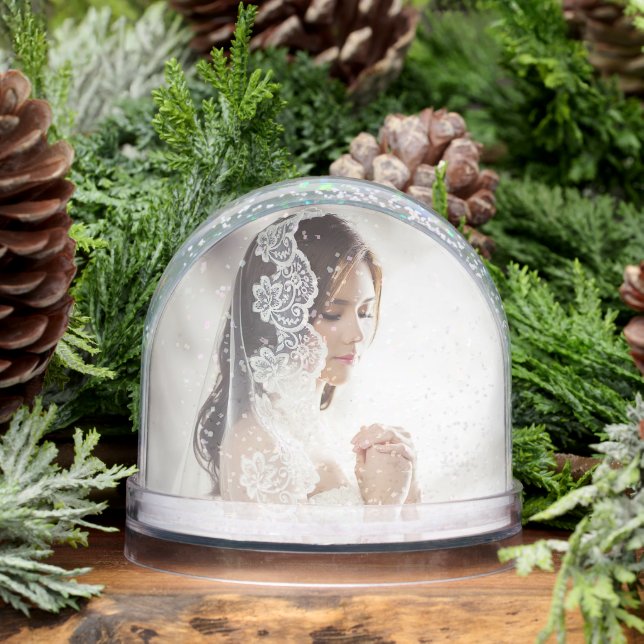 Photo Mariage personnalisée Snow Globes (Hiver)