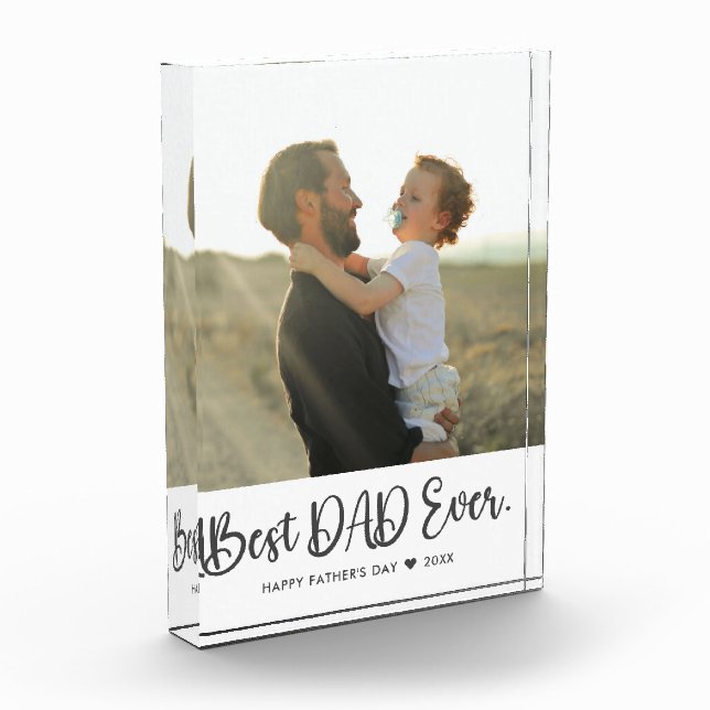 Photo Meilleur papa Fête des pères Jamais Simple Bloc Ph (Gauche)