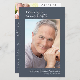 Photo Memorial Funeral Celebration of Life Program