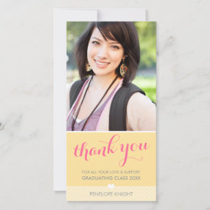 PHOTO MERCI beau type diplômé jaune gris