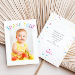 PHOTO MERCI joli couleur arc-en-ciel écriture<br><div class="desc">par kat massard >>> WWW.SIMPLYSWEETPAPERIE.COM <<< Envoyez et envoyez un message de MERCI spécial avec style et pizzas pour vos invités ! Personnalisé avec vos détails & photos mon moderne MERCI NOTES vous êtes sûr de vous démarquer en mettant votre photo préférée de votre mariage pour faire un souvenir spécial...</div>