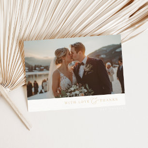 PHOTO MERCI minimaliste élégant et beige